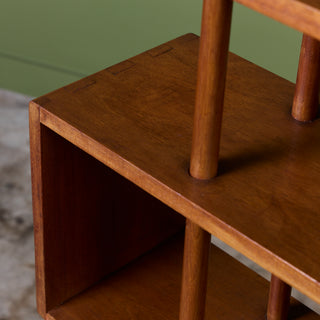 Michael van Beuren Double Sided Rattan Bookshelf