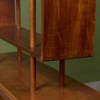 Michael van Beuren Double Sided Rattan Bookshelf