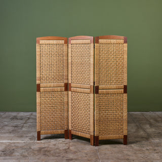 Michael Van Beuren Woven Room Divider