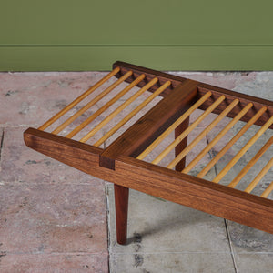 Milo Baughman Dowel Bench for Glenn of California