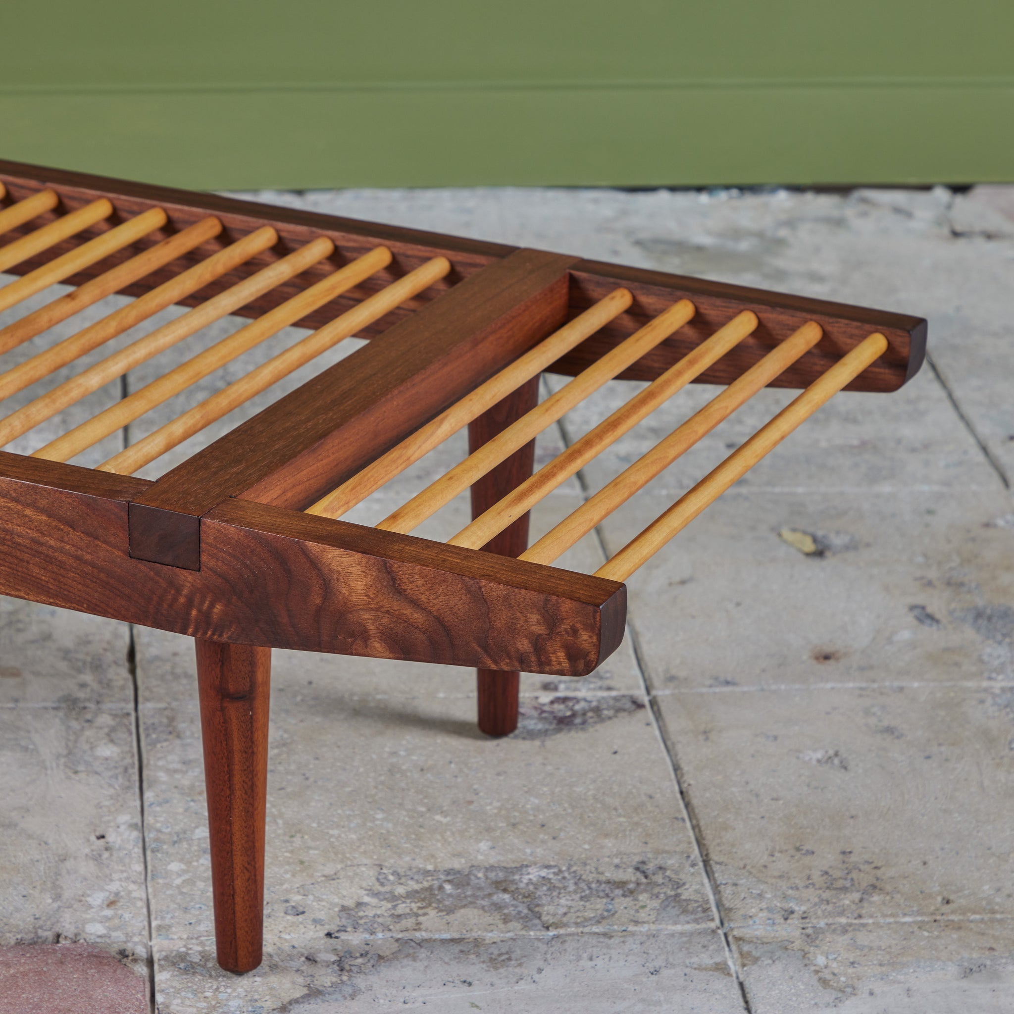 Milo Baughman Dowel Bench for Glenn of California