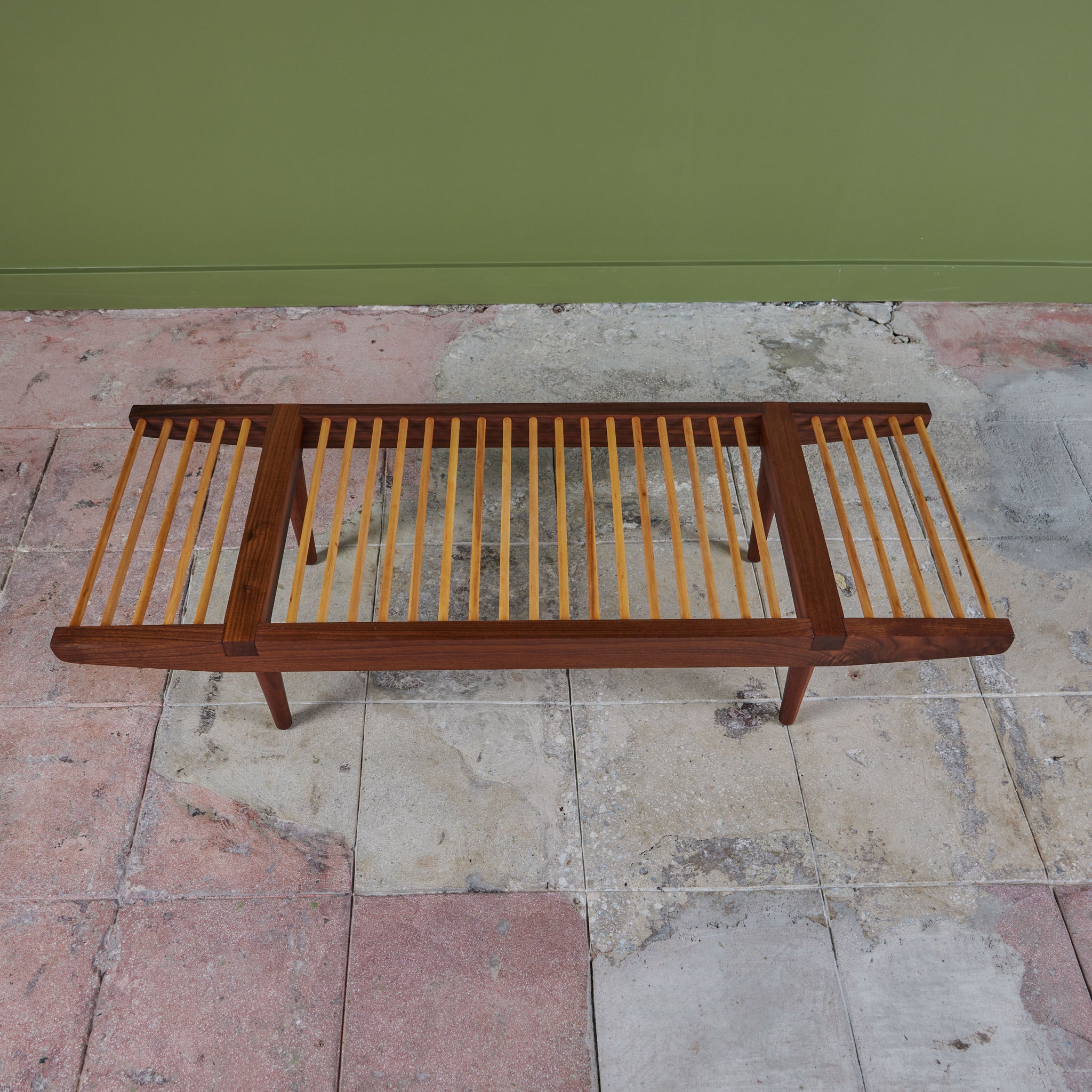 Milo Baughman Dowel Bench for Glenn of California