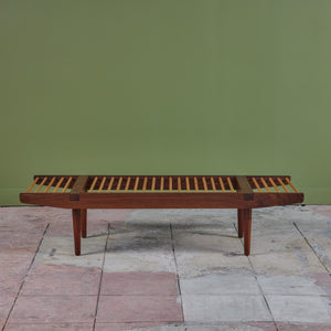 Milo Baughman Dowel Bench for Glenn of California