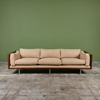 Milo Baughman Rosewood Case Sofa for Thayer Coggin
