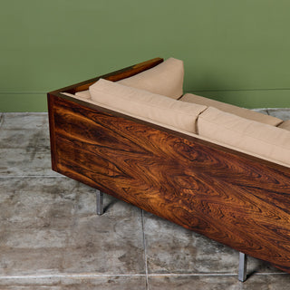 Milo Baughman Rosewood Case Sofa for Thayer Coggin