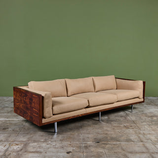 Milo Baughman Rosewood Case Sofa for Thayer Coggin