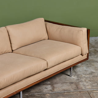 Milo Baughman Rosewood Case Sofa for Thayer Coggin
