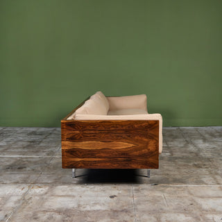 Milo Baughman Rosewood Case Sofa for Thayer Coggin