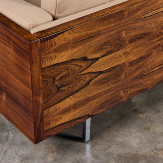 Milo Baughman Rosewood Case Sofa for Thayer Coggin