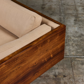 Milo Baughman Rosewood Case Sofa for Thayer Coggin