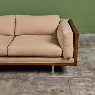 Milo Baughman Rosewood Case Sofa for Thayer Coggin