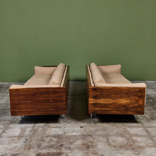 Milo Baughman Rosewood Case Sofa for Thayer Coggin