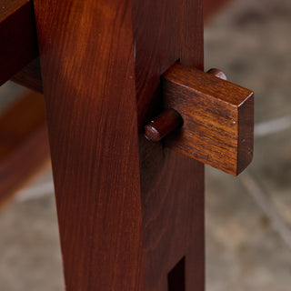 Teak Dining Table with Extended Legs by Mini Boga for Taaru