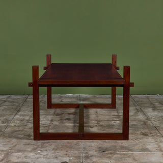 Teak Dining Table with Extended Legs by Mini Boga for Taaru