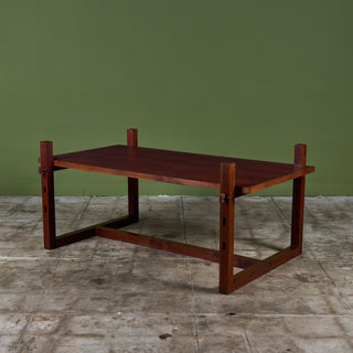Teak Dining Table with Extended Legs by Mini Boga for Taaru