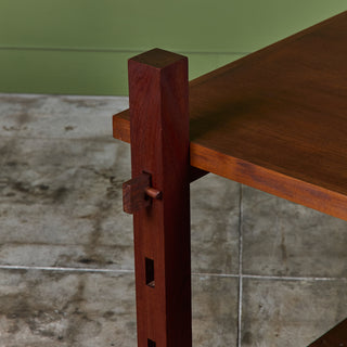 Teak Dining Table with Extended Legs by Mini Boga for Taaru