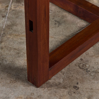 Teak Dining Table with Extended Legs by Mini Boga for Taaru