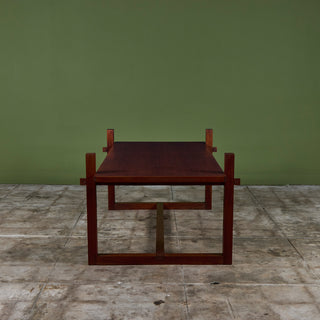 Teak Dining Table with Extended Legs by Mini Boga for Taaru