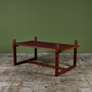 Teak Dining Table with Extended Legs by Mini Boga for Taaru