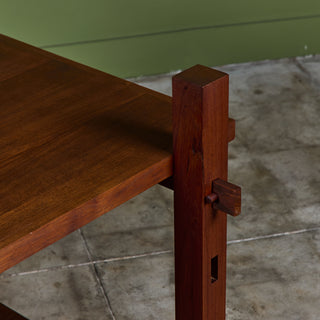 Teak Dining Table with Extended Legs by Mini Boga for Taaru