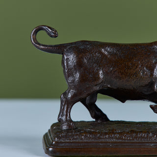 Bronze Bull Sculpture