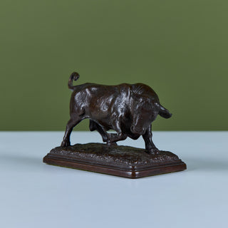 Bronze Bull Sculpture