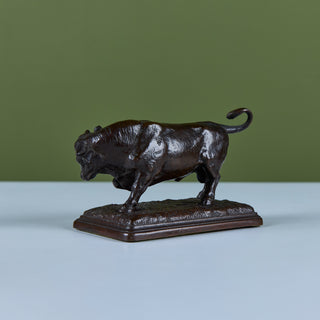 Bronze Bull Sculpture