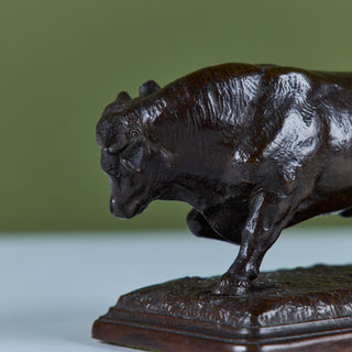 Bronze Bull Sculpture