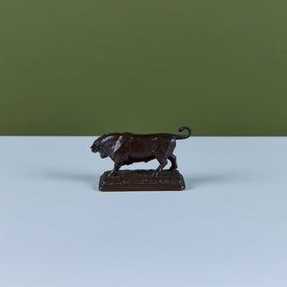 Bronze Bull Sculpture