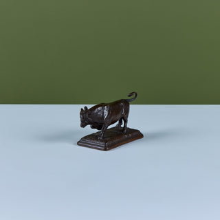 Bronze Bull Sculpture