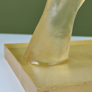 Mounted Resin Feet Sculpture