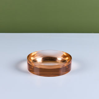 Murano Rose Glass Ashtray