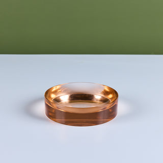 Murano Rose Glass Ashtray