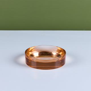 Murano Rose Glass Ashtray