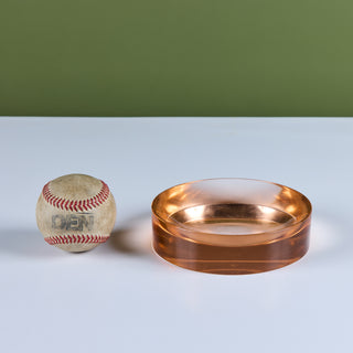 Murano Rose Glass Ashtray