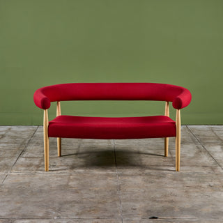 Nanna and Jørgen Ditzel "Ring" Settee for Fredericia Stolefabrik