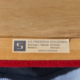 Nanna and Jørgen Ditzel "Ring" Settee for Fredericia Stolefabrik