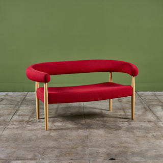 Nanna and Jørgen Ditzel "Ring" Settee for Fredericia Stolefabrik