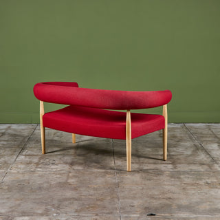 Nanna and Jørgen Ditzel "Ring" Settee for Fredericia Stolefabrik