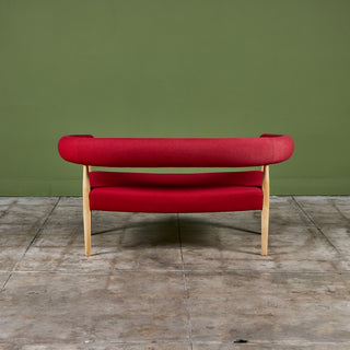 Nanna and Jørgen Ditzel "Ring" Settee for Fredericia Stolefabrik