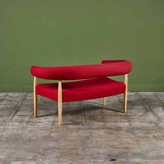 Nanna and Jørgen Ditzel "Ring" Settee for Fredericia Stolefabrik