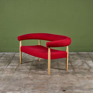 Nanna and Jørgen Ditzel "Ring" Settee for Fredericia Stolefabrik