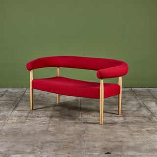 Nanna and Jørgen Ditzel "Ring" Settee for Fredericia Stolefabrik