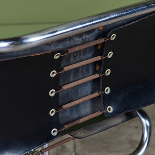 "CH66" Double-Cantilever Patinated Side Chair by Nicos Zographos