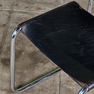 "CH66" Double-Cantilever Patinated Side Chair by Nicos Zographos