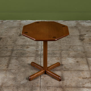 Octagonal Teak Side Table