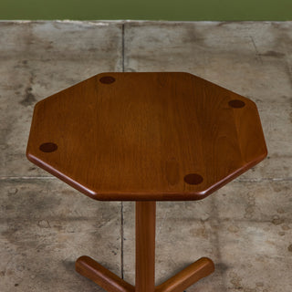 Octagonal Teak Side Table