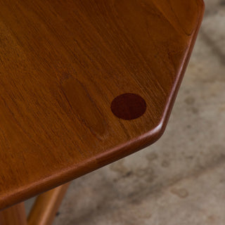 Octagonal Teak Side Table