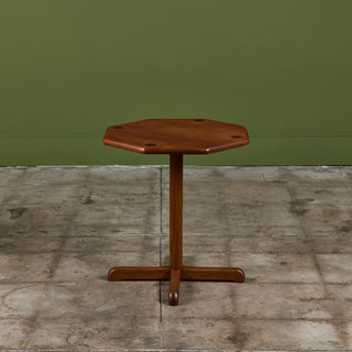 Octagonal Teak Side Table