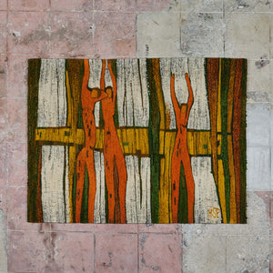 "The Bathers" Kilim Wall Hanging Tapestry